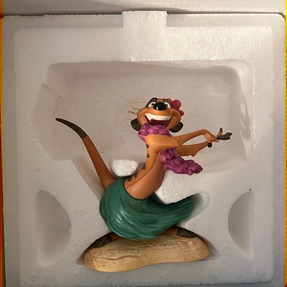 Disney The Lion King Timon Figurine Luau Scene from Movie New in box - Picture 2 of 10